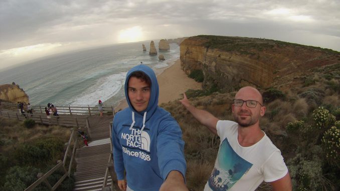  Philipp and Matthias at the coast