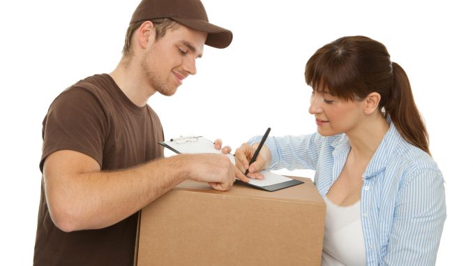 lieferdienst unterschrift