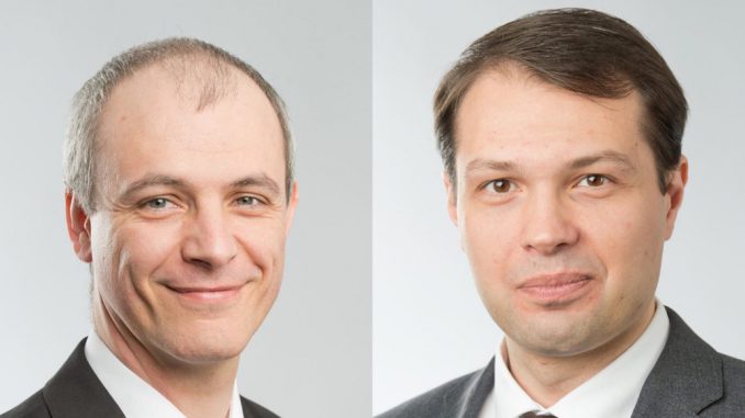 Dr. Cyril Boulegue (l) and Dr. Oleksandr Diadenko (r)