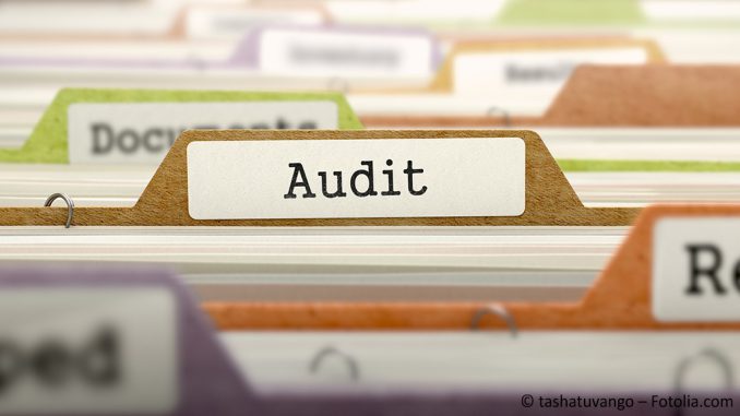 File with various registers, including "Audit", for which the going concern principle is an important principle.
