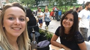 Franziska (right on the photo), student at Munich Business School, together with a friend during her semester abroad at Zagreb School of Economics and Management (ZSEM)
