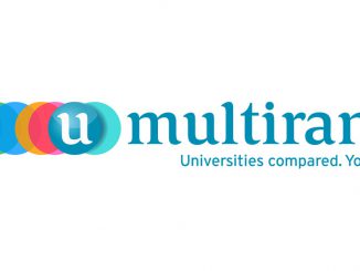 Logo of U-Multirank, in whose ranking Munich Business School performs very well.