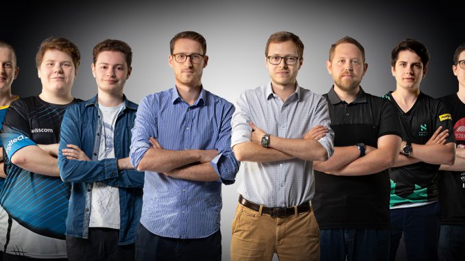 Group photo of MYI Entertainment, an agency in the esports sector, including Constantin Rittmann