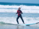 Miriam Stoll, student of Munich Business School, enjoying surfinf lessons during her semester abroad in Australia