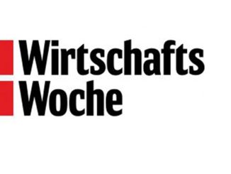 Logo of the WirtschaftsWoche university ranking, in which Munich Business School takes first place as the best private university of applied sciences in the field of business administration.