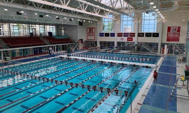 The swimming pool of Boston University