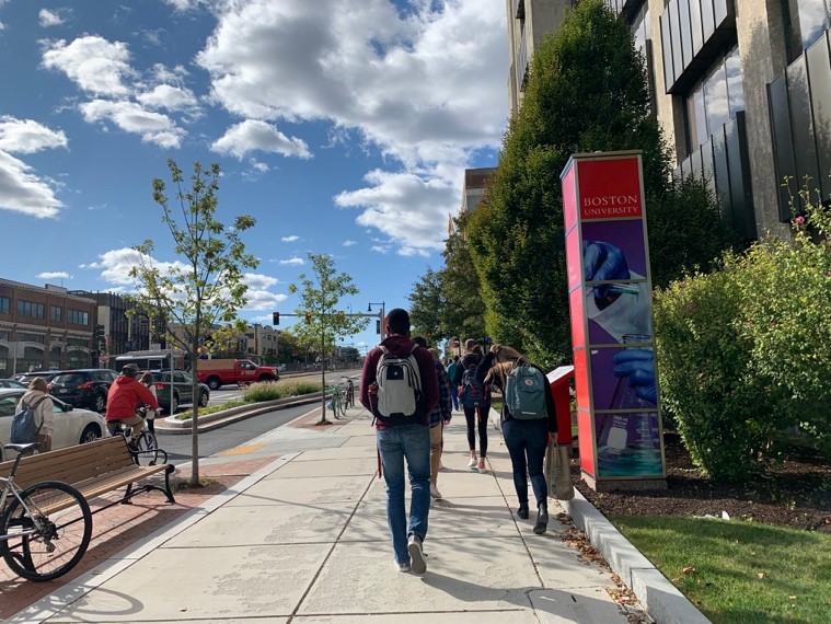 The campus of Boston University