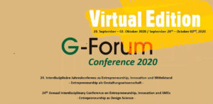 24th Annual Interdisciplinary Conference on Entrepreneurship, Innovation and SMEs (G-Forum)