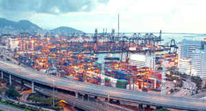 Container Terminal Hongkong Free Trade