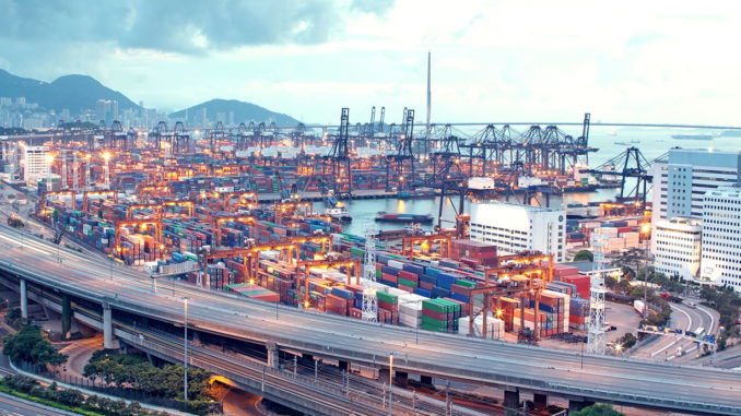 Container Terminal Hongkong Free Trade