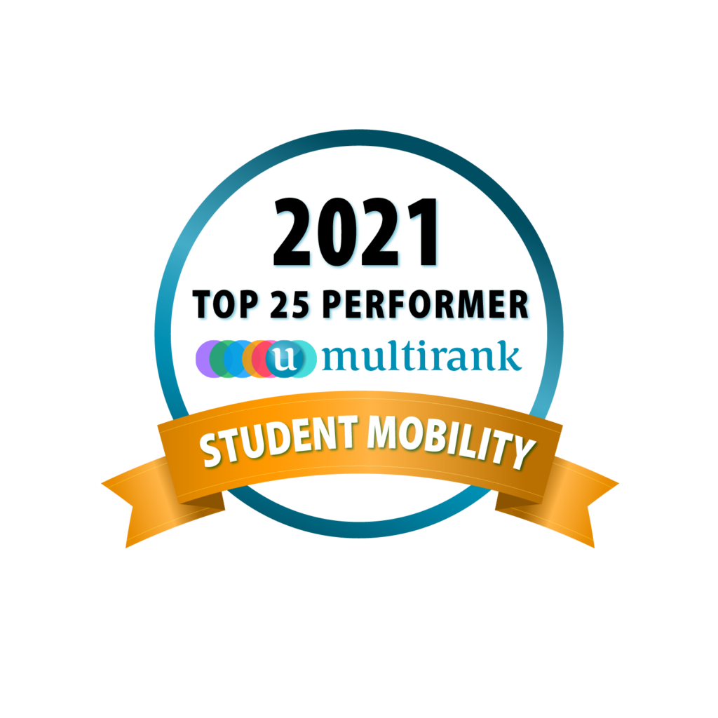 Global Top 25 Perfomers Student Mobility Badge awarded to Munich Business School in U-Multirsank 2021