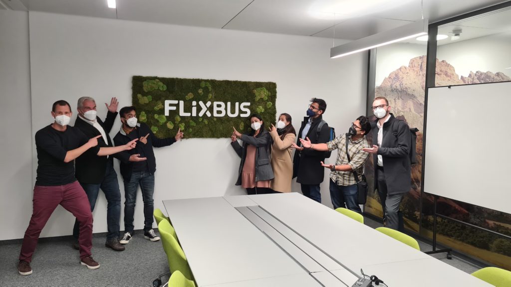 MBA students of Munich Business School at FlixBus during their business project