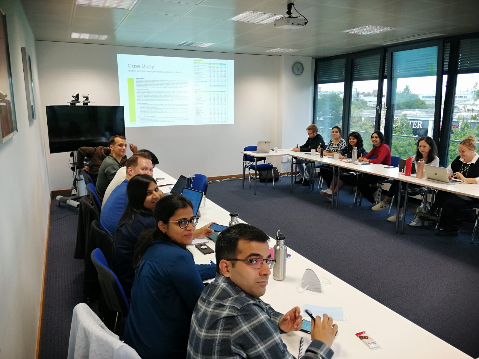 New MBA students for the fall semester 2022 during their Welcome Week at Munich Business School
