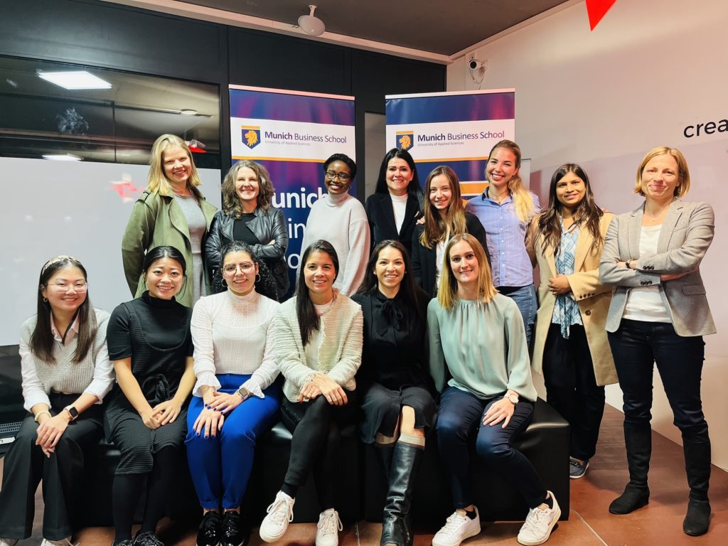 Group photo of the MBS Female Leadership Lounge Participants